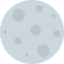 Full Moon Emoji (Twitter, TweetDeck)