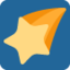 Shooting Star Emoji (Twitter, TweetDeck)