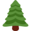 Evergreen Tree Emoji (Twitter, TweetDeck)