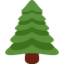 Evergreen Tree Emoji (Twitter, TweetDeck)