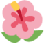 hibiskus Emoji (Twitter, TweetDeck)