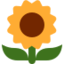 Sunflower Emoji (Twitter, TweetDeck)