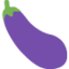 aubergine Emoji (Twitter, TweetDeck)