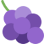 Grapes Emoji (Twitter, TweetDeck)