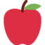 roter Apfel Emoji (Twitter, TweetDeck)