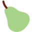Pear Emoji (Twitter, TweetDeck)