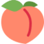 Peach Emoji (Twitter, TweetDeck)