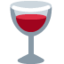 bicchiere di vino Emoji (Twitter, TweetDeck)