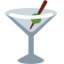 Cocktail Glass Emoji (Twitter, TweetDeck)