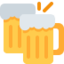 Clinking Beer Mugs Emoji (Twitter, TweetDeck)