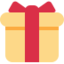 Wrapped Gift Emoji (Twitter, TweetDeck)