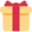 Wrapped Gift Emoji (Twitter, TweetDeck)