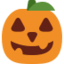 Jack-O-Lantern Emoji (Twitter, TweetDeck)