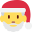 Santa Claus Emoji (Twitter, TweetDeck)