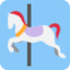 Carousel Horse Emoji (Twitter, TweetDeck)