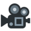 Movie Camera Emoji (Twitter, TweetDeck)