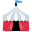 Circus Tent Emoji (Twitter, TweetDeck)
