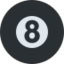 Pool 8 Ball Emoji (Twitter, TweetDeck)