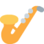 saxophone Emoji (Twitter, TweetDeck)