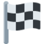 Chequered Flag Emoji (Twitter, TweetDeck)