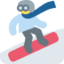 Snowboarder Emoji (Twitter, TweetDeck)
