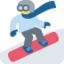 snowboardeur Emoji (Twitter, TweetDeck)