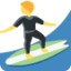 surfer Emoji (Twitter, TweetDeck)