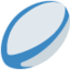 rugbyboll Emoji (Twitter, TweetDeck)