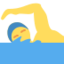 Person Swimming Emoji (Twitter, TweetDeck)