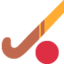 field hockey Emoji (Twitter, TweetDeck)