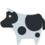 Cow Emoji (Twitter, TweetDeck)