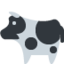 Cow Emoji (Twitter, TweetDeck)