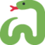 serpente Emoji (Twitter, TweetDeck)