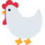 Rooster Emoji (Twitter, TweetDeck)