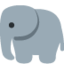 gajah Emoji (Twitter, TweetDeck)