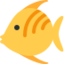 pește tropical Emoji (Twitter, TweetDeck)