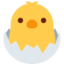 Hatching Chick Emoji (Twitter, TweetDeck)