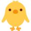 Front-Facing Baby Chick Emoji (Twitter, TweetDeck)