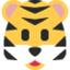 tigeransikte Emoji (Twitter, TweetDeck)