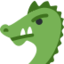 Dragon Face Emoji (Twitter, TweetDeck)
