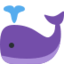 Spouting Whale Emoji (Twitter, TweetDeck)