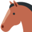 Horse Face Emoji (Twitter, TweetDeck)