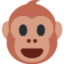 głowa małpy Emoji (Twitter, TweetDeck)