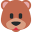 faccina orso Emoji (Twitter, TweetDeck)