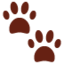 Paw Prints Emoji (Twitter, TweetDeck)