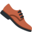 man’s shoe Emoji (Twitter, TweetDeck)