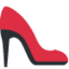 High-Heeled Shoe Emoji (Twitter, TweetDeck)