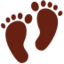Footprints Emoji (Twitter, TweetDeck)