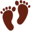 footprints Emoji (Twitter, TweetDeck)
