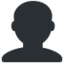 Bust In Silhouette Emoji (Twitter, TweetDeck)